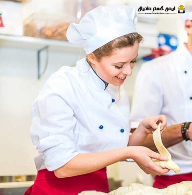 لباس کار قنادی زنانه
