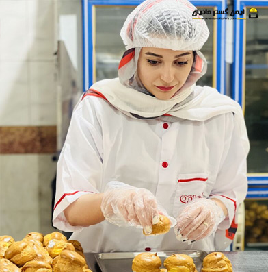 لباس کار قنادی زنانه